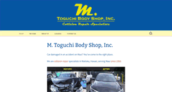 Desktop Screenshot of mtoguchibodyshop.com